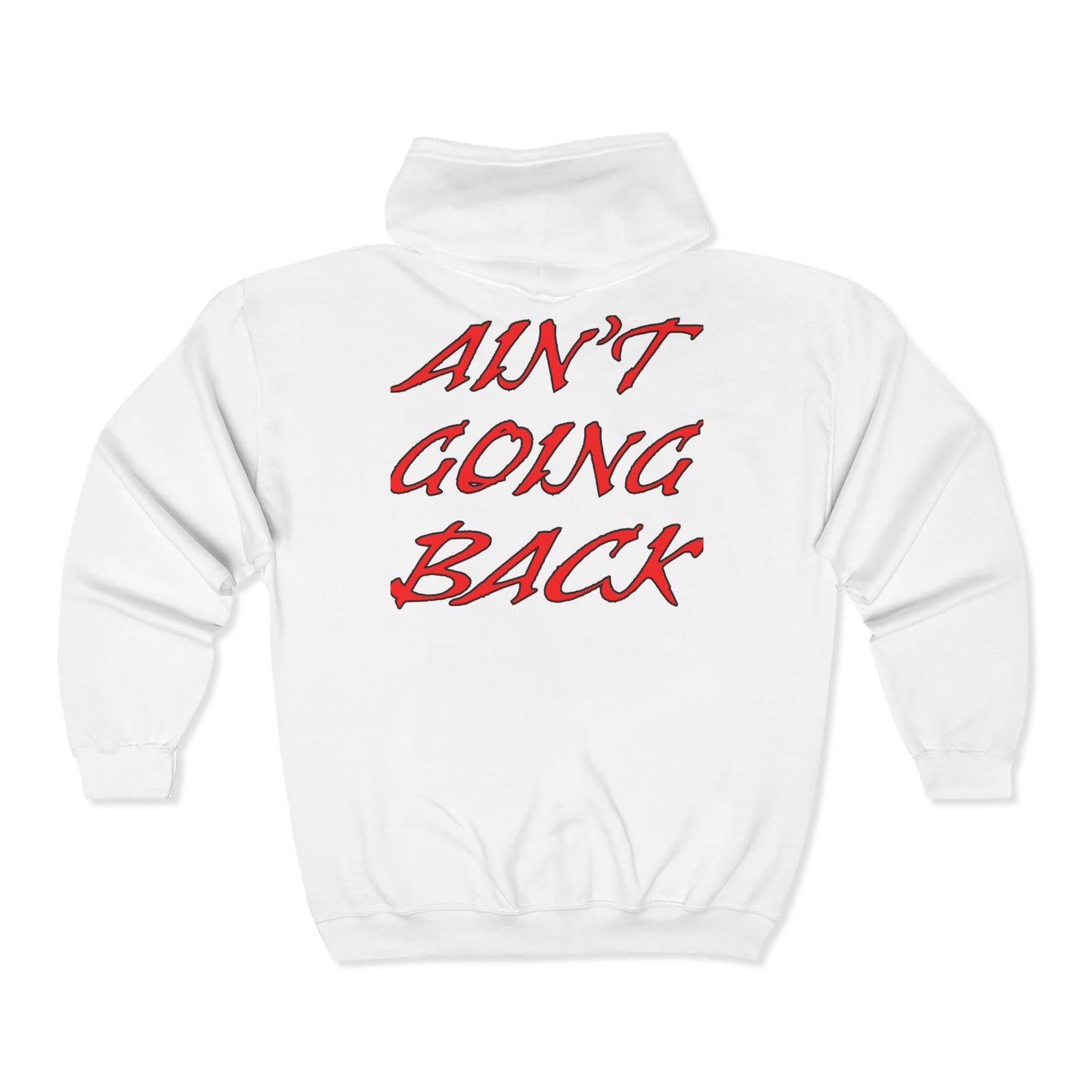 AGB Red Zip-Up Hoodie