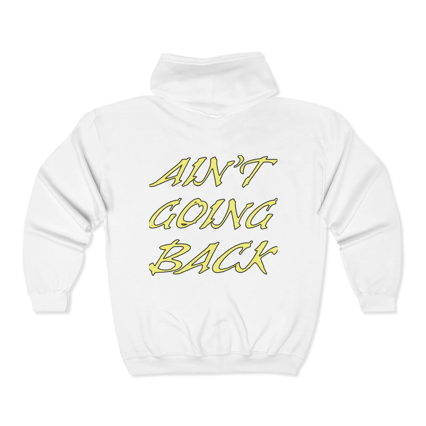 AGB Yellow Zip-Up Hoodie