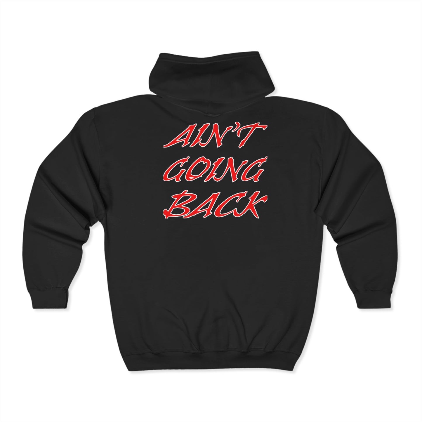 AGB Red Zip-Up Hoodie