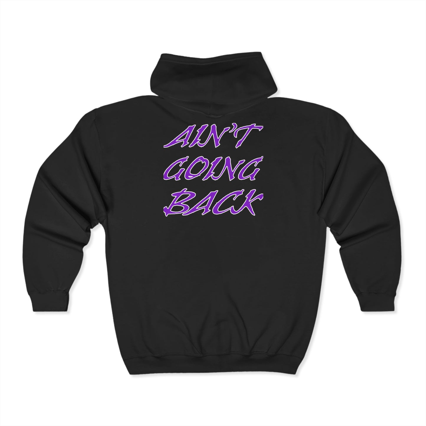 AGB Purple Zip-Up Hoodie