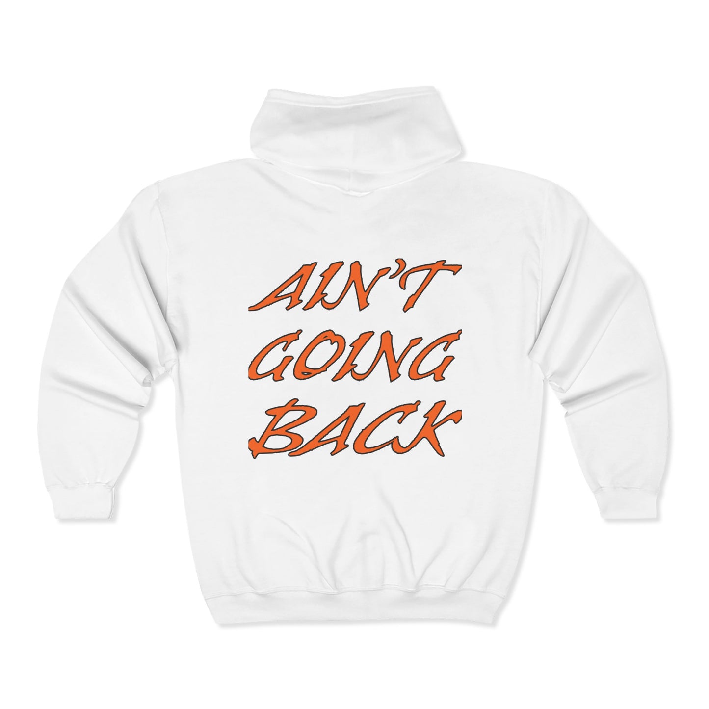 AGB Orange Zip-Up Hoodie