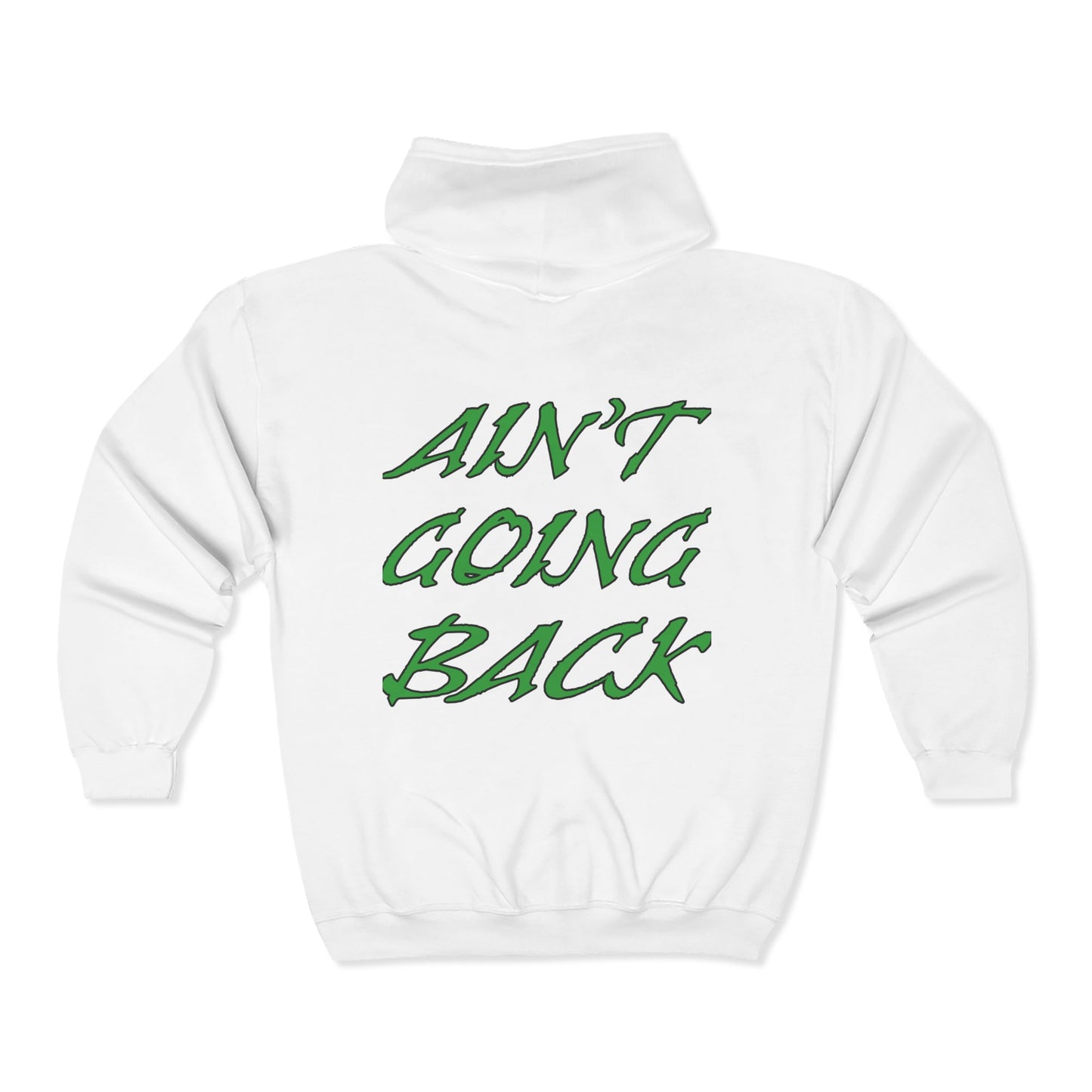 AGB Green Zip-Up Hoodie