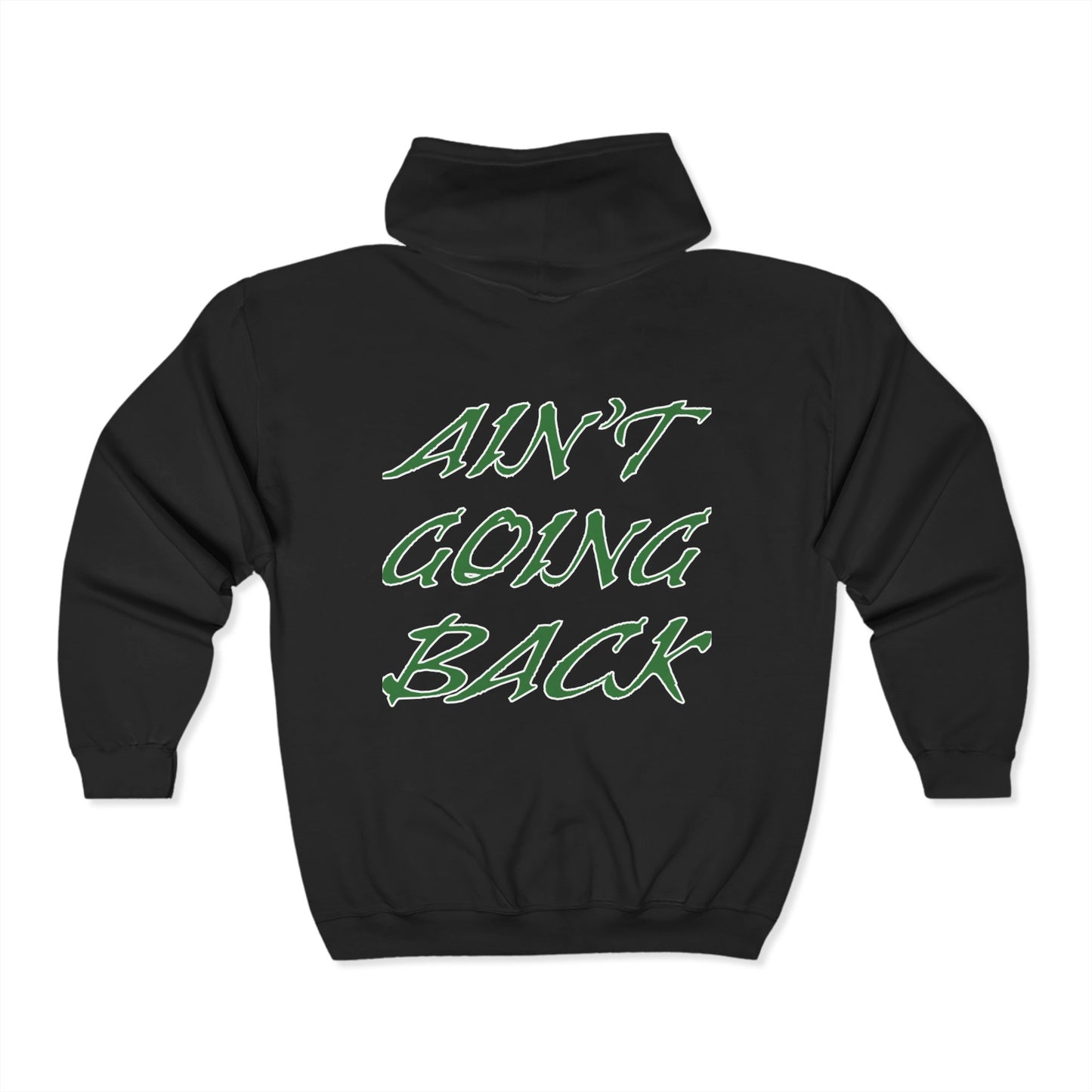 AGB Green Zip-Up Hoodie