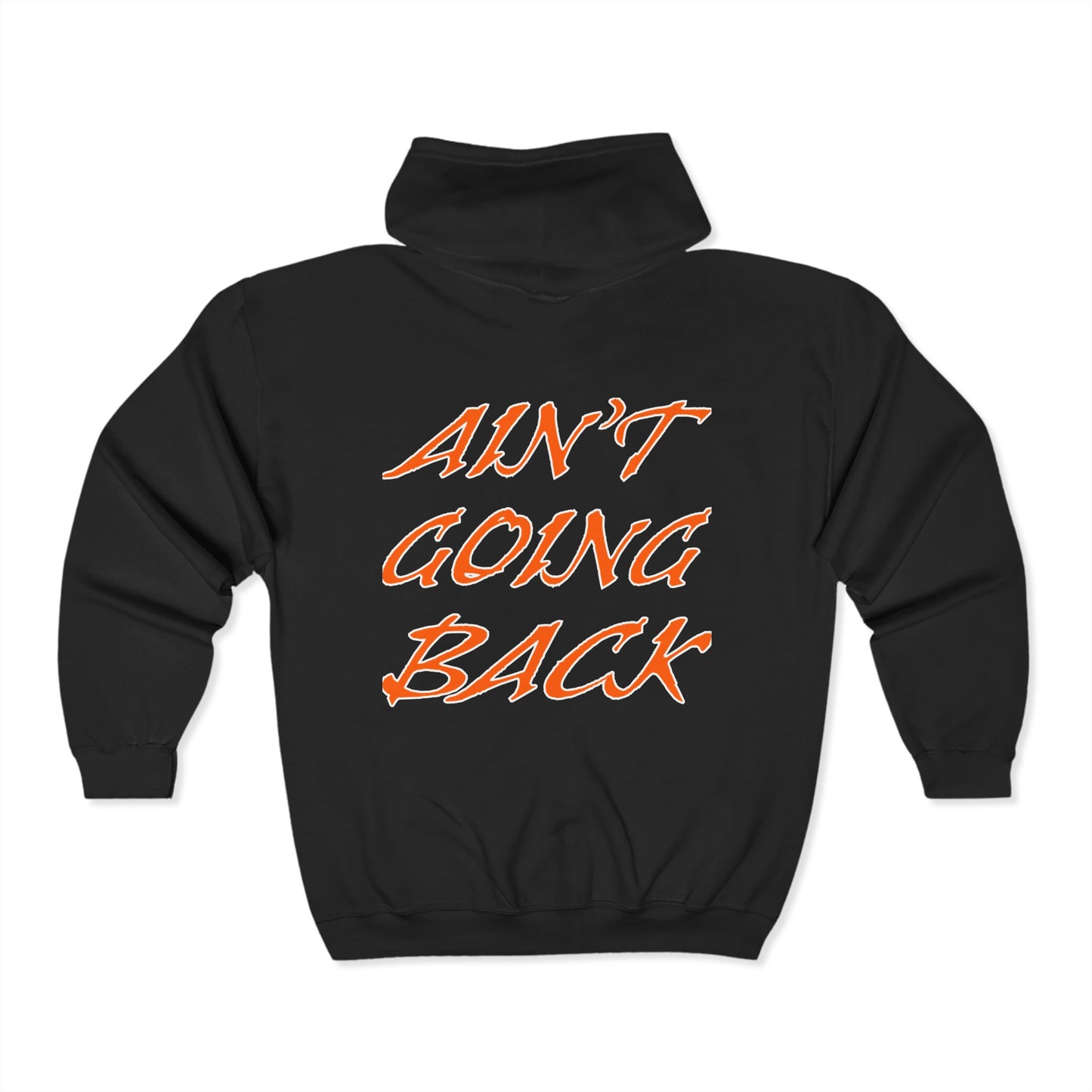 AGB Orange Zip-Up Hoodie