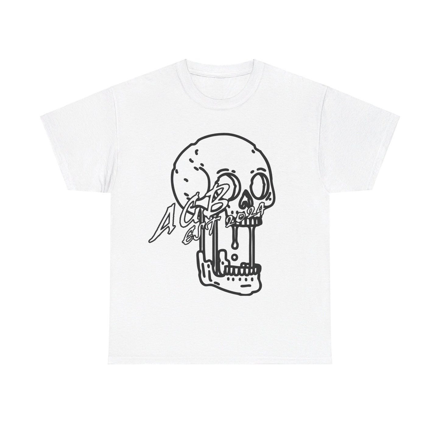 AGB White Cotton Tee