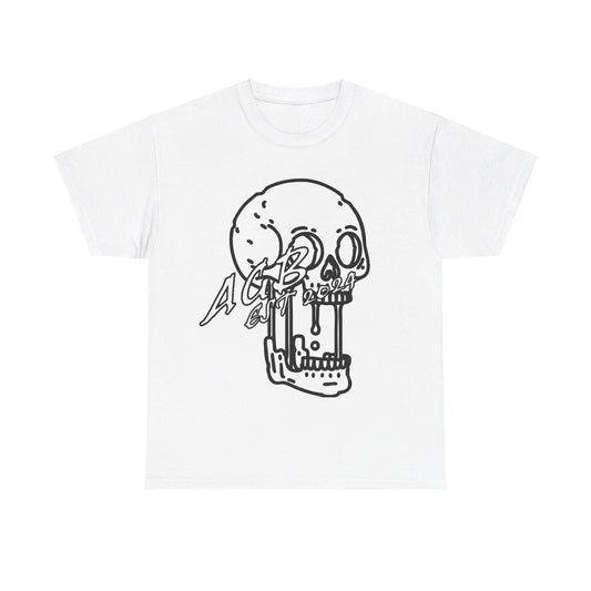 AGB White Cotton Tee