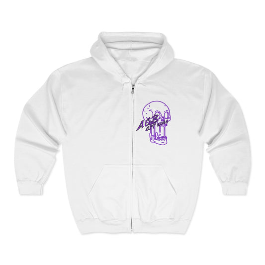 AGB Purple Zip-Up Hoodie