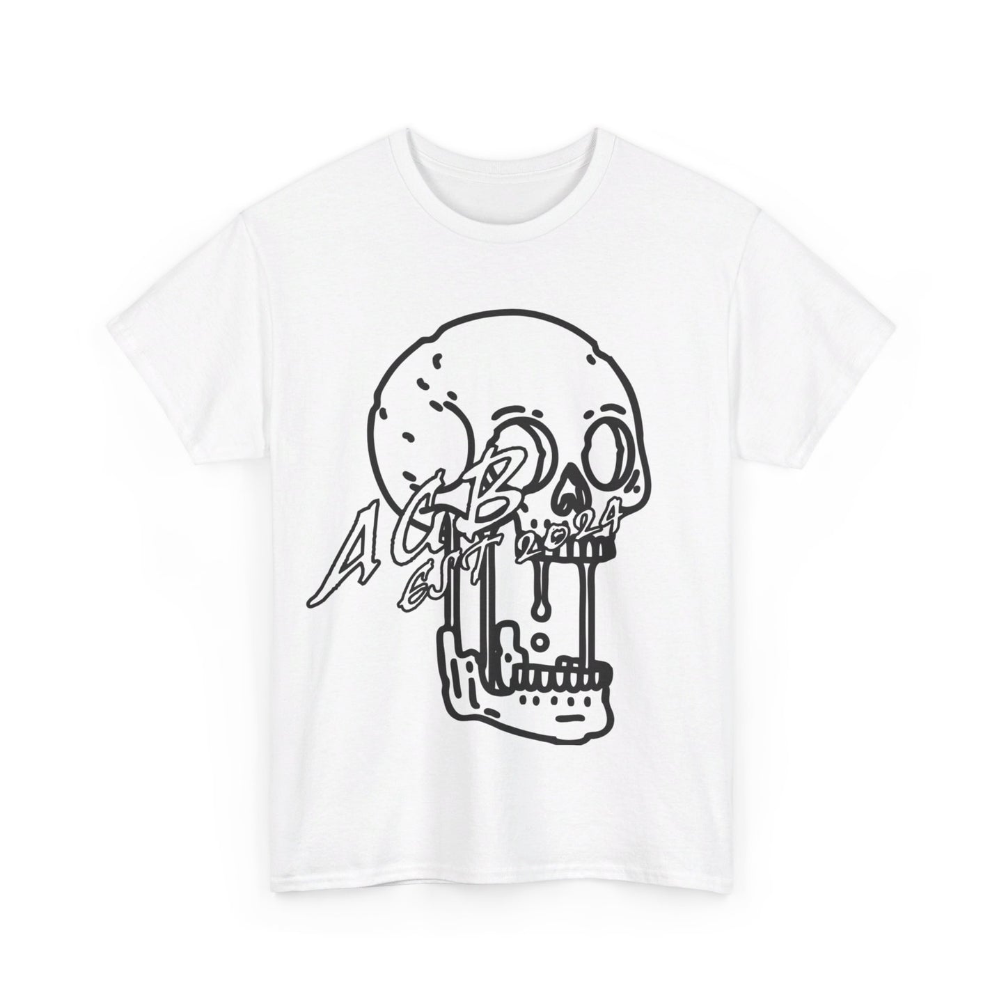 AGB White Cotton Tee