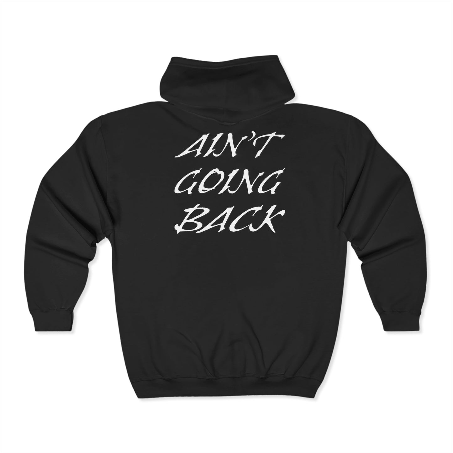 AGB Black Zip-Up Hoodie