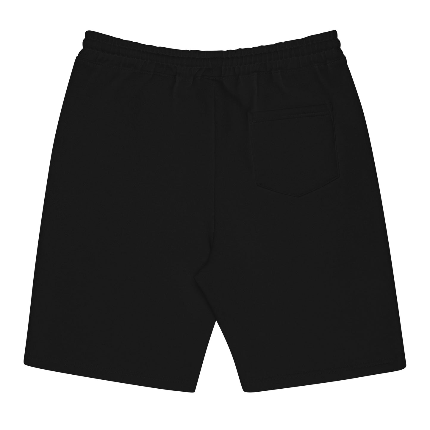 AGB White Fleece Shorts