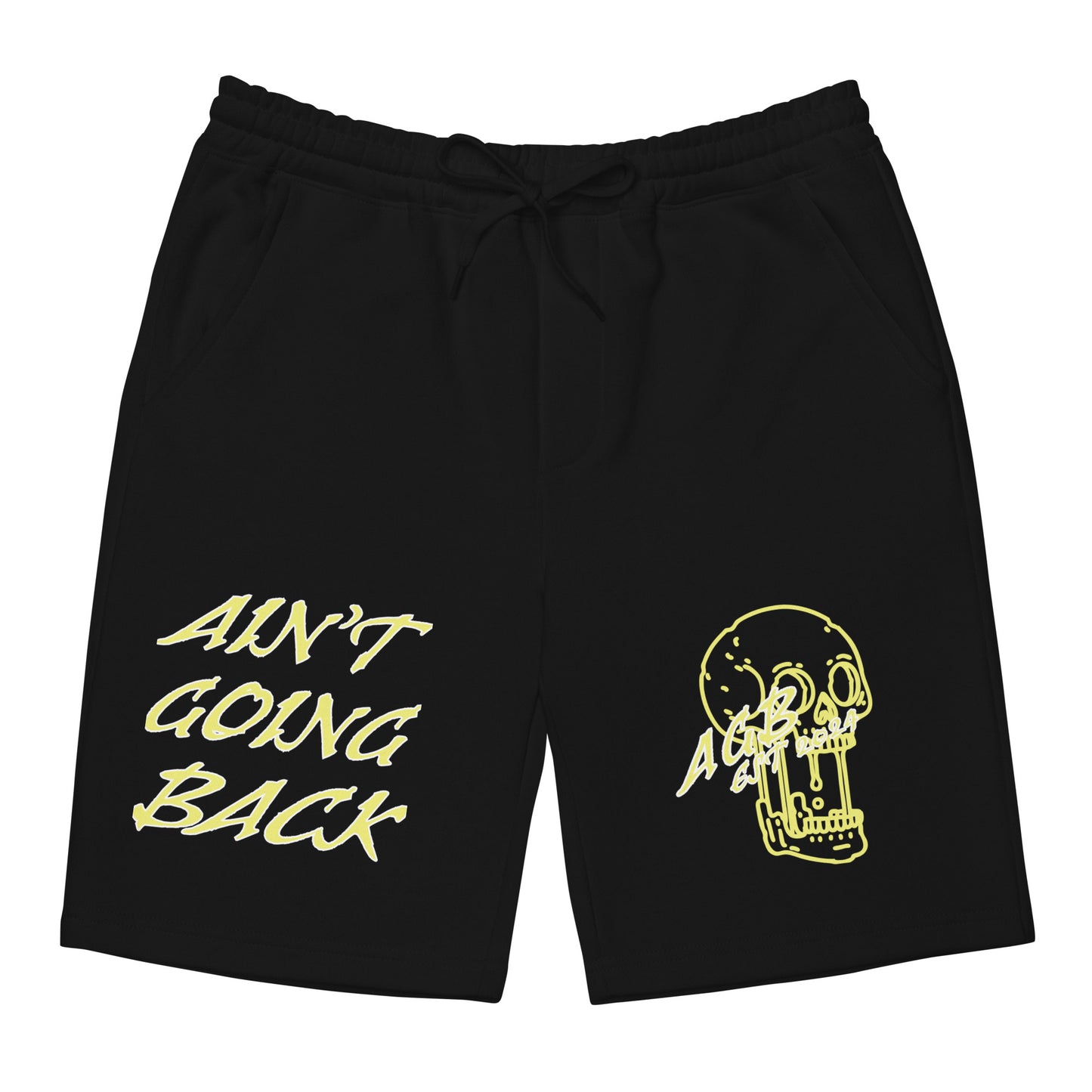AGB Yellow Fleece Shorts