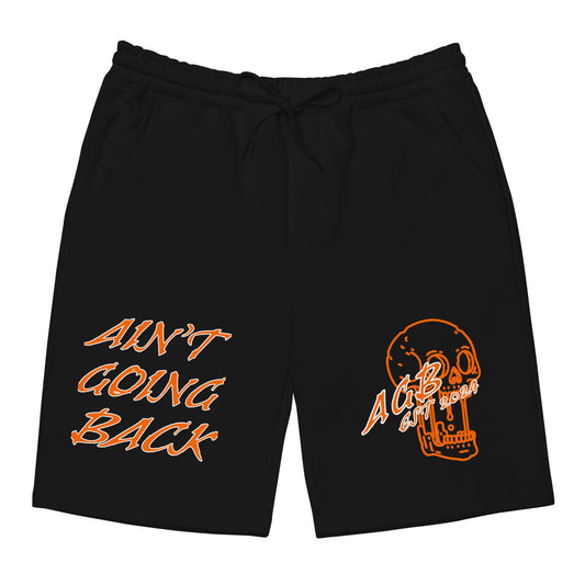 AGB Orange Fleece Shorts