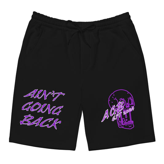 AGB Purple Fleece Shorts