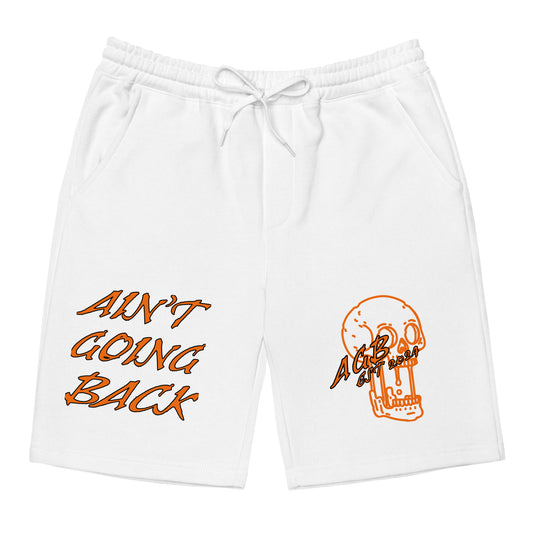 AGB Orange Fleece Shorts