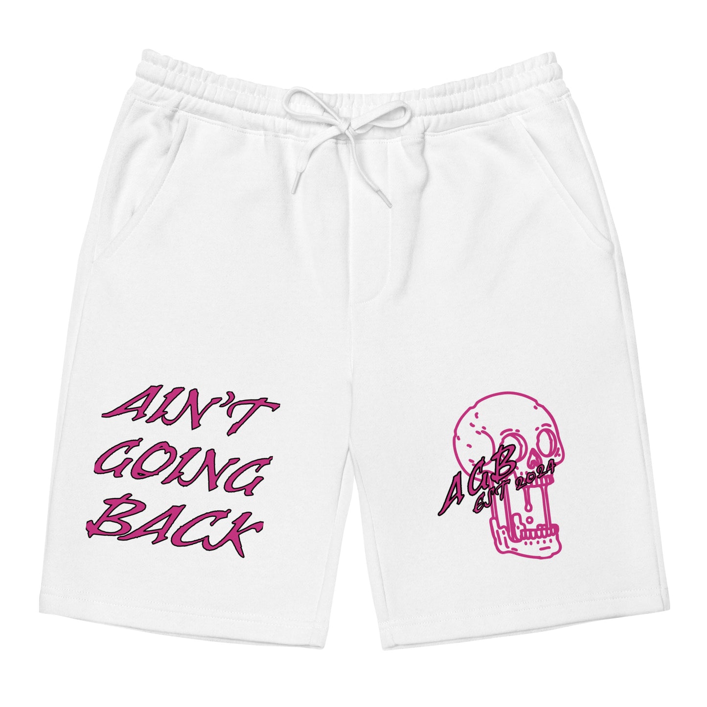 AGB Pink Fleece Shorts
